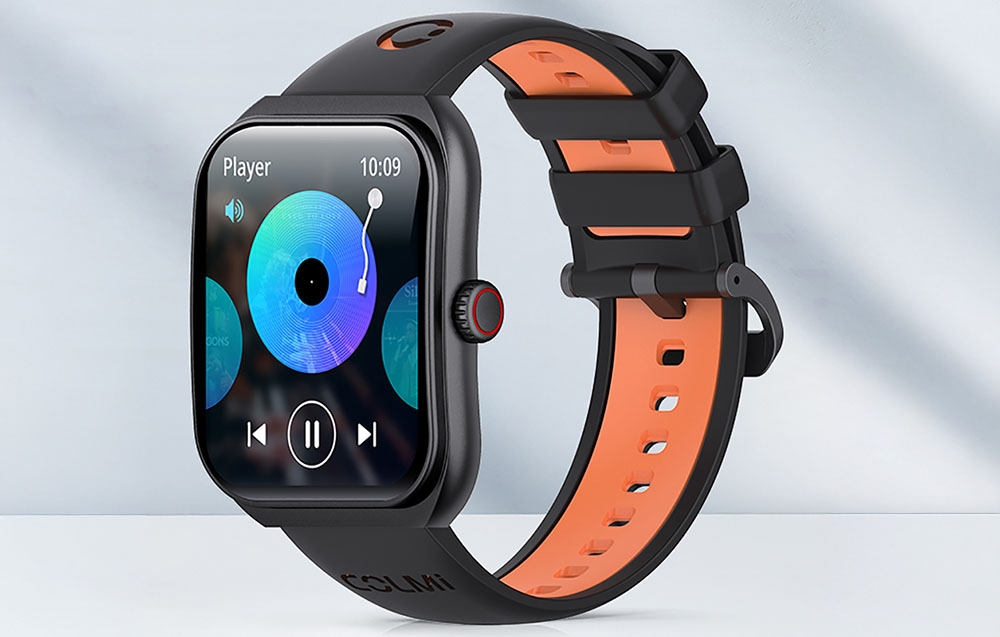 Έξυπνο ρολόι Colmi με ενεργοποιημένο music player.