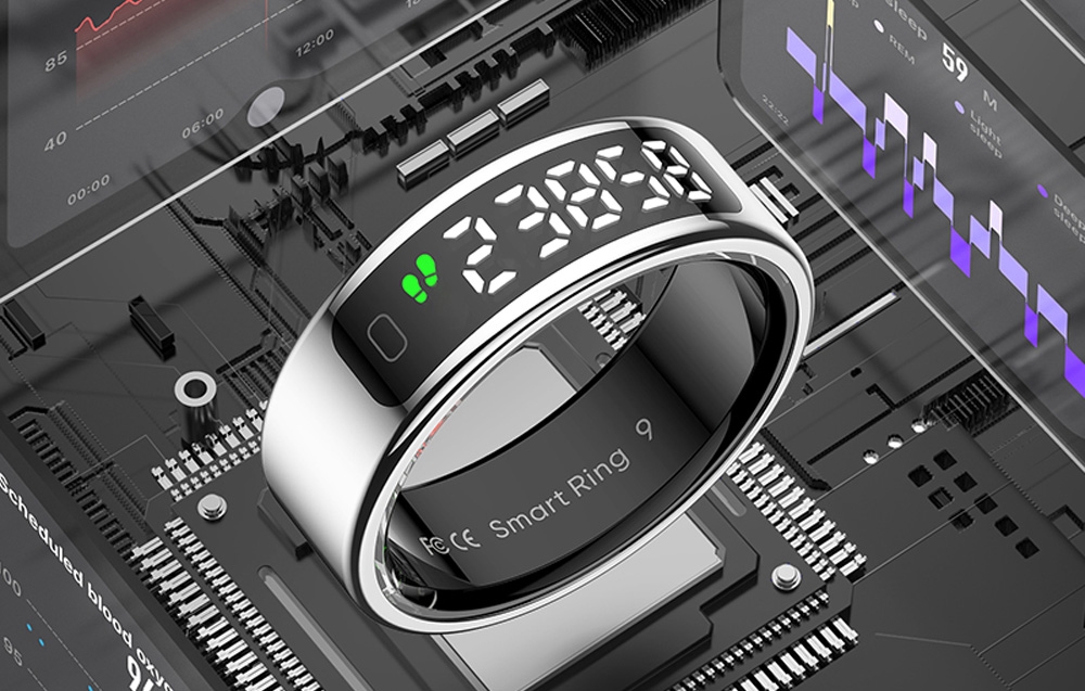 Smartring με οθόνη LED.