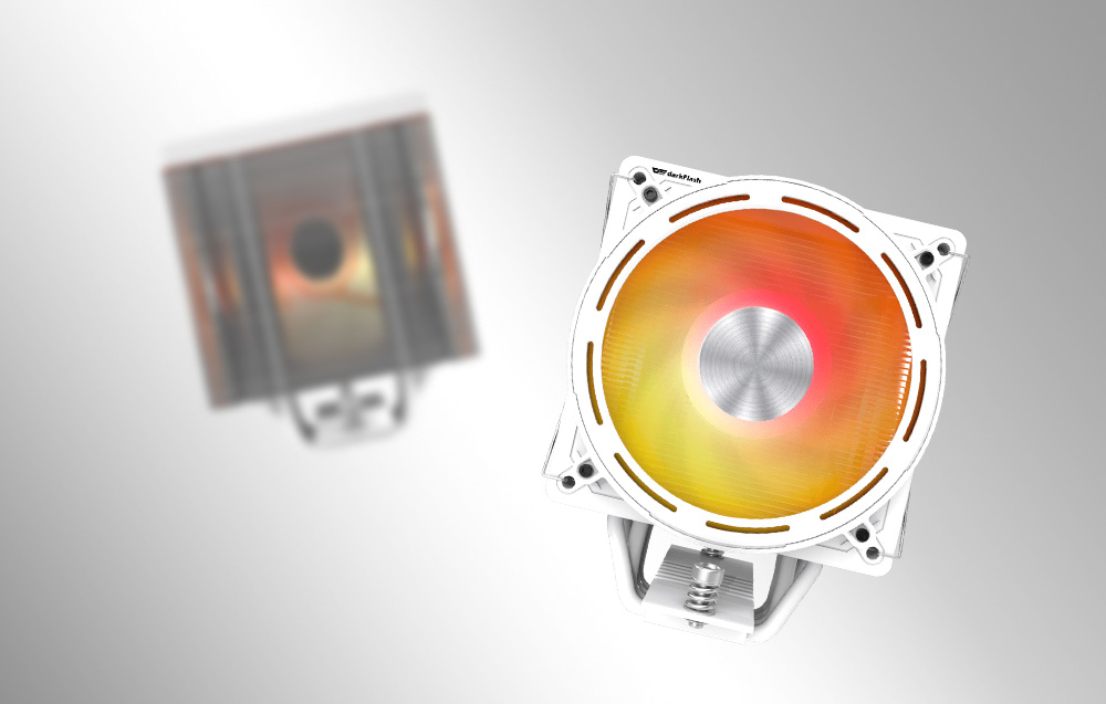 2 σετ ενεργής ψύξης Darkflash σε φωτεινό φόντο