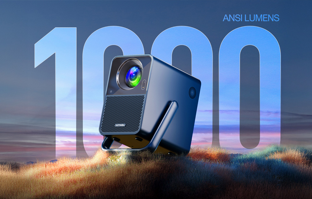 1000 ANSI lumens
