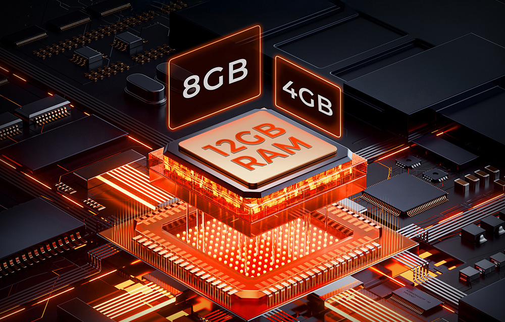Εσωτερικό του tablet με θέα στη μνήμη RAM