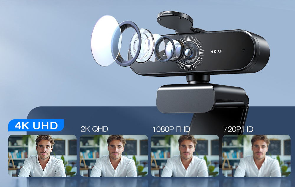 Η κάμερα web EMEET εμφανίζει εικόνα 4K UHD