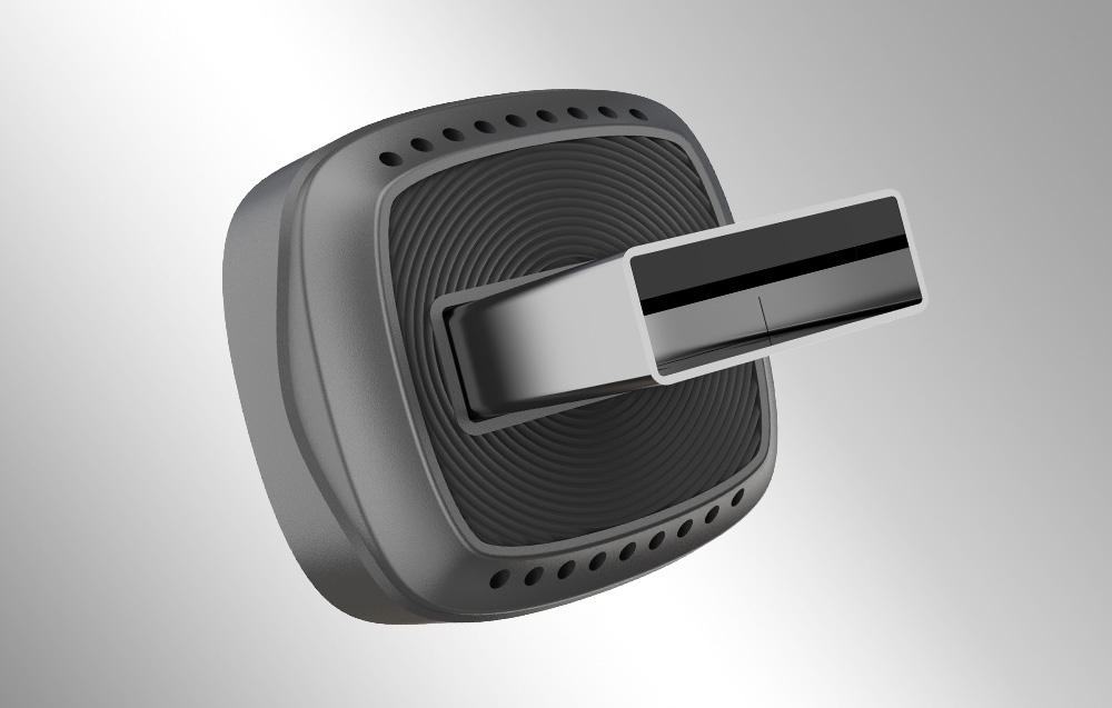 Κάτω μέρος του προσαρμογέα με την υποδοχή USB-A εκτεταμένη