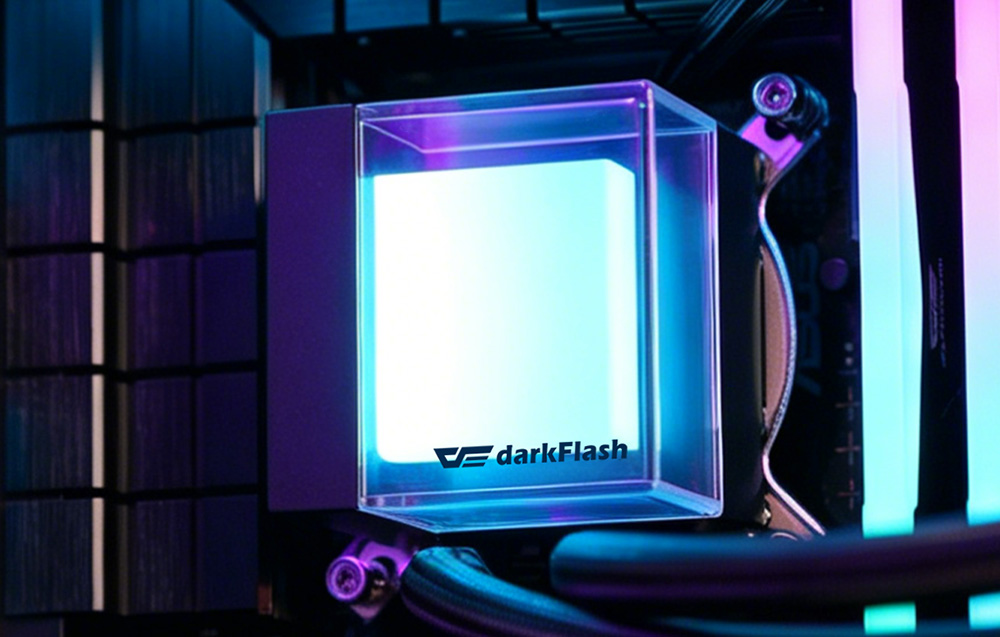 Φωτιζόμενο μπλοκ ψύξης CPU darkFlash