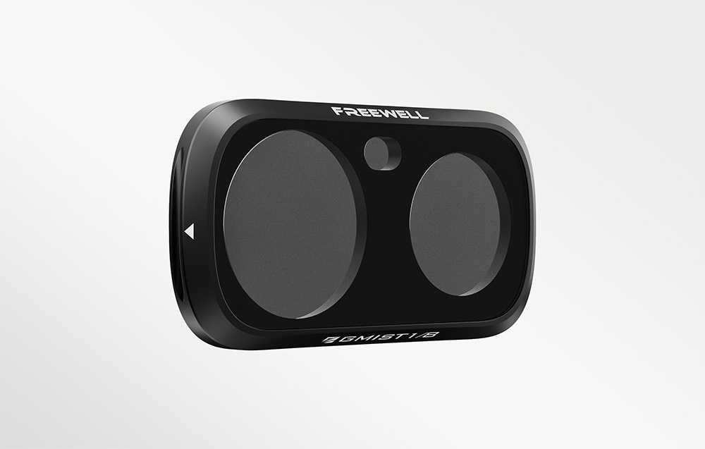 Το φίλτρο Freewell Insta360 Luna Ultra Glow Mist 1/8 σε λευκό φόντο
