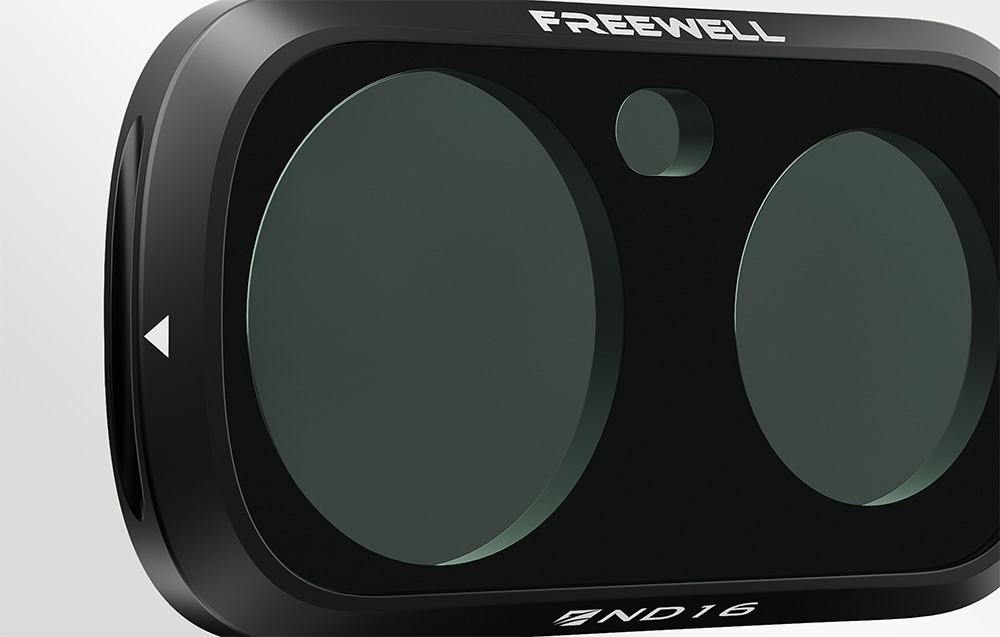 Κοντινό πλάνο του φίλτρου ND16 Freewell για την Insta360 Luna Ultra