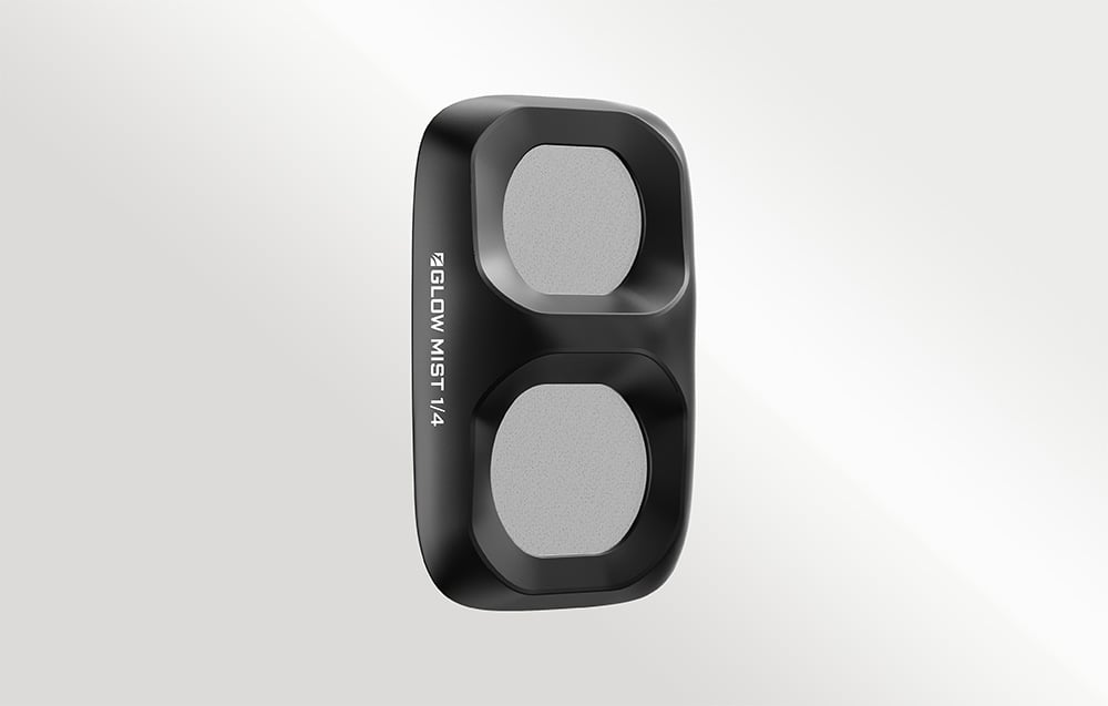 Φίλτρο Freewell Black Glow Mist 1/4 για το Osmo Pocket 4P σε λευκό φόντο