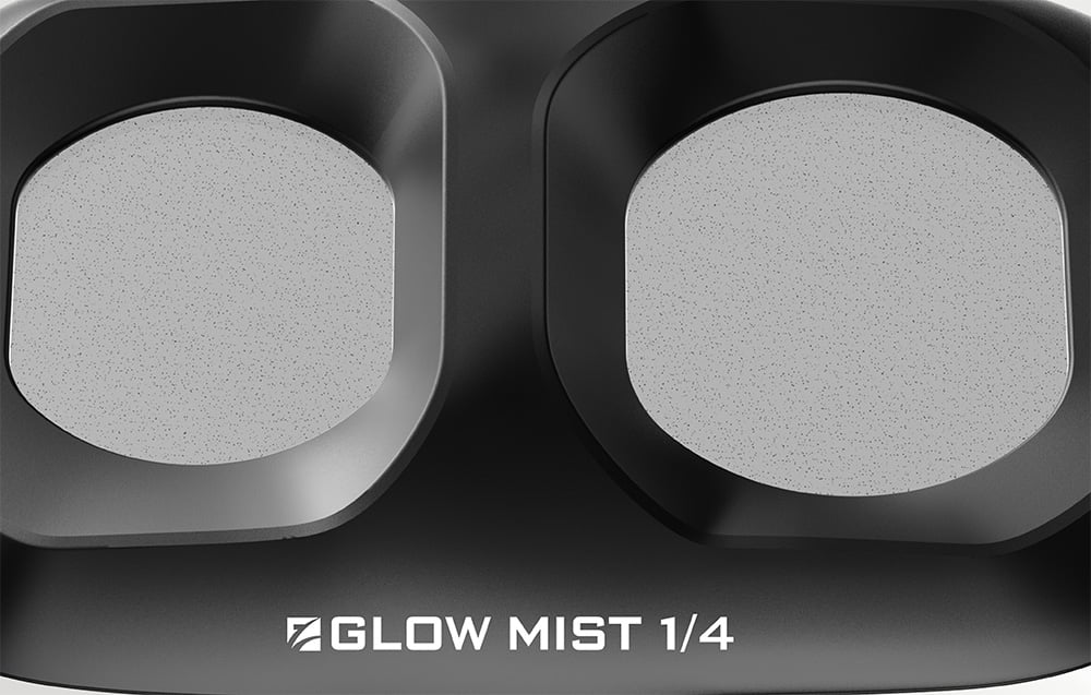 Κοντινό πλάνο του φίλτρου Freewell Black Glow Mist 1/4 για το Osmo Pocket 4P