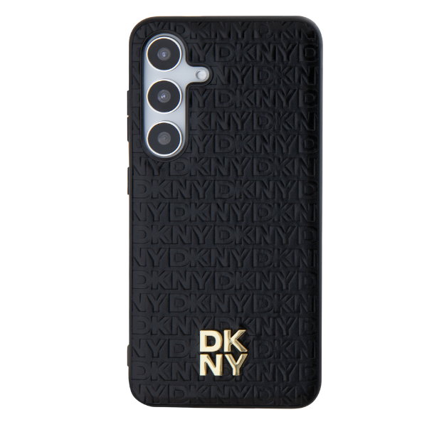 Θήκη MagSafe με μεταλλικό λογότυπο DKNY Δερμάτινο Μονόγραμμα