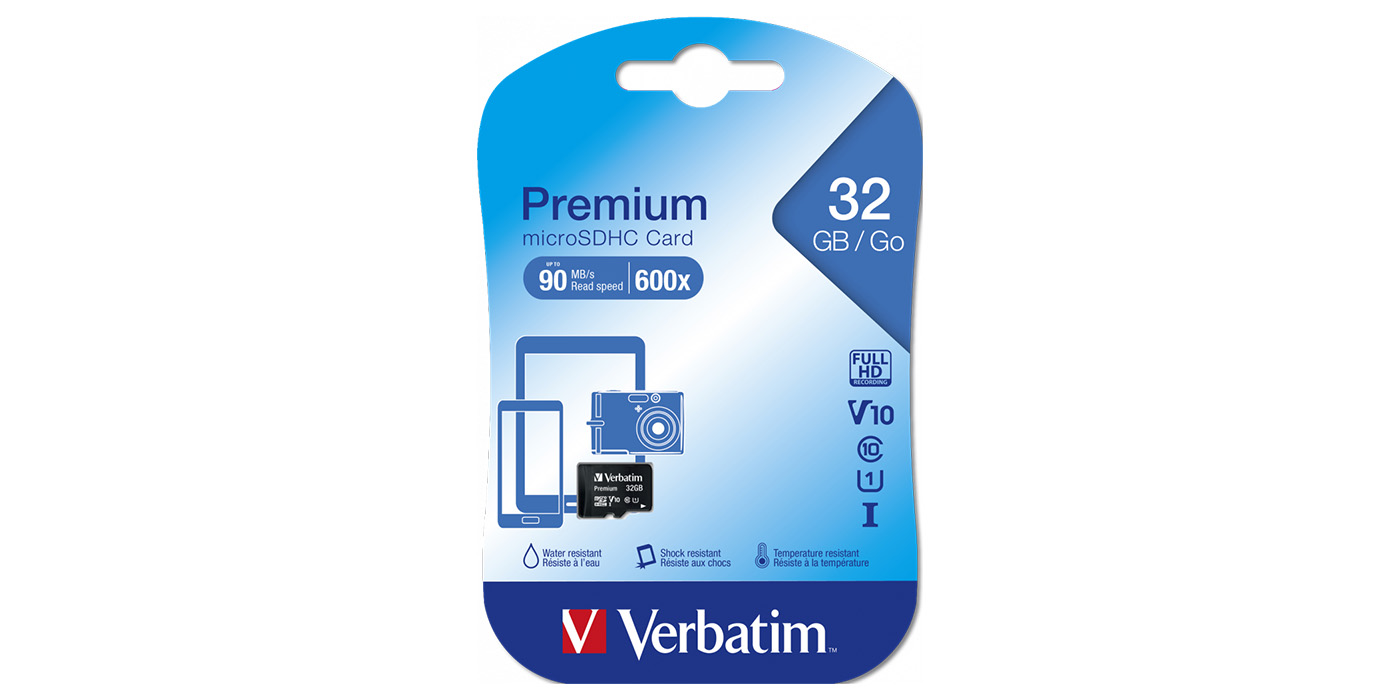 Λεπτομερή στοιχεία κάρτας microSDHC 32 GB