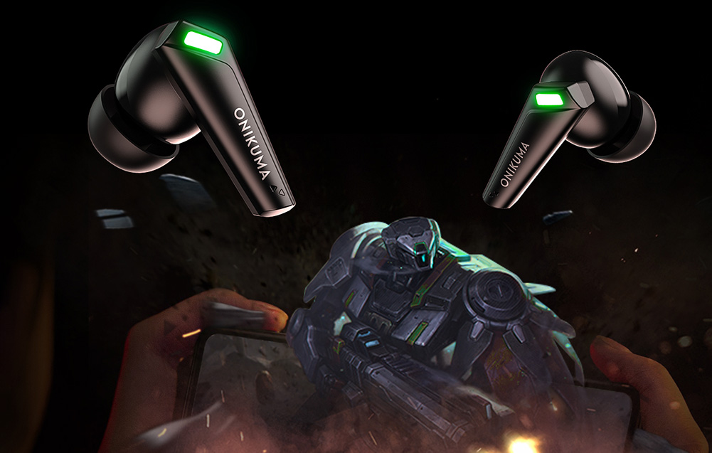 Onikuma/T308-μαύρο-TWS/1