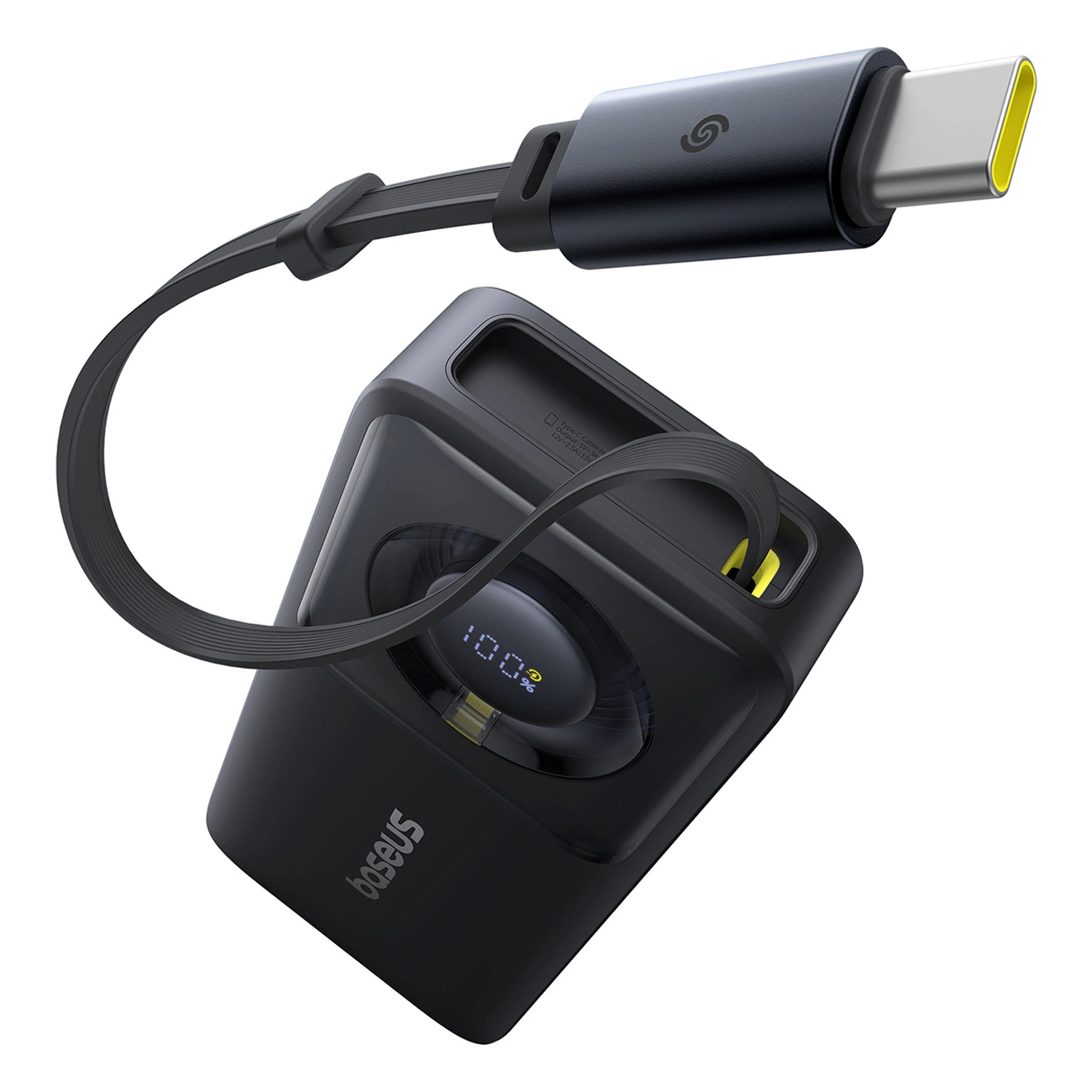 Power bank Baseus Free2Pull σε λευκό φόντο