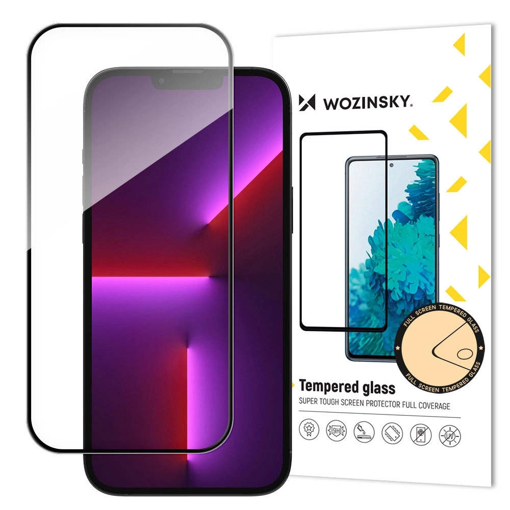 Wozinsky Full Glue Tempered Glass σε άσπρο φόντο