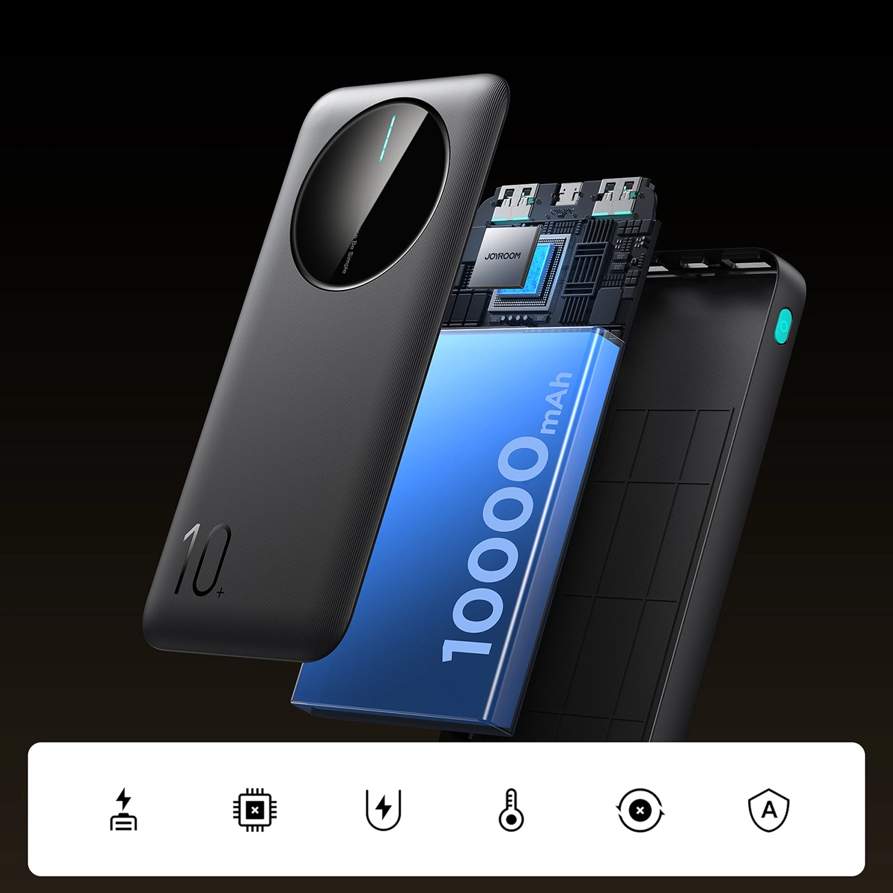 Η εσωτερική δομή του Joyroom JR-PBF12 Powerbank