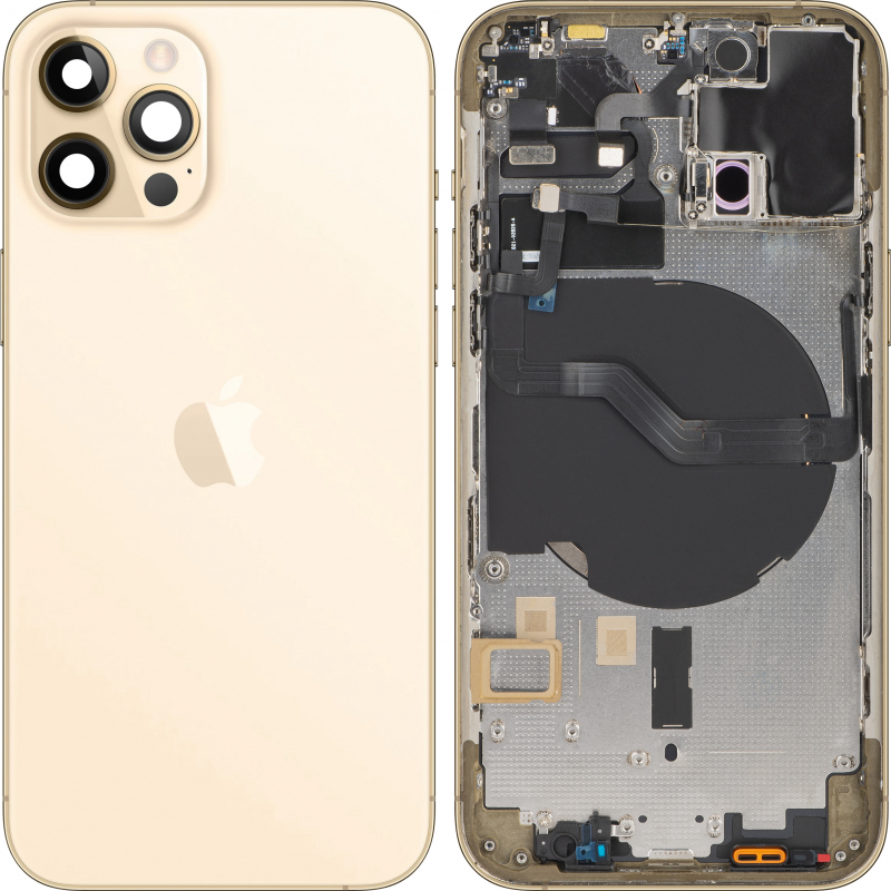 Πίσω Καλύπτωμα Μπαταρίας με Σκελετό για Apple iPhone 12 Pro, Χρυσό, Ανακυκλωμένο (Grade A) Πίσω Καλύπτωμα Μπαταρίας με Σκελετό για Apple iPhone 12 Pro, Χρυσό, Ανακυκλωμένο (Grade A)