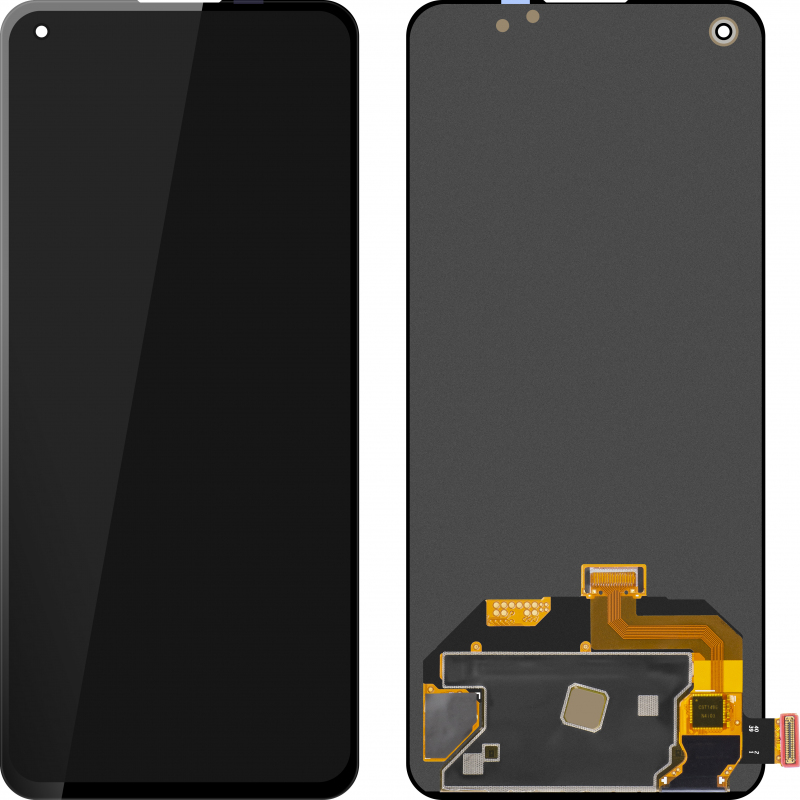 Μονάδα Οθόνης LCD MP για Realme GT 5G / GT Master / GT Neo / Q3 Pro 5G / X7 Max 5G, Έκδοση OLED, χωρίς Πλαίσιο, Aftermarket, Μαύρη 