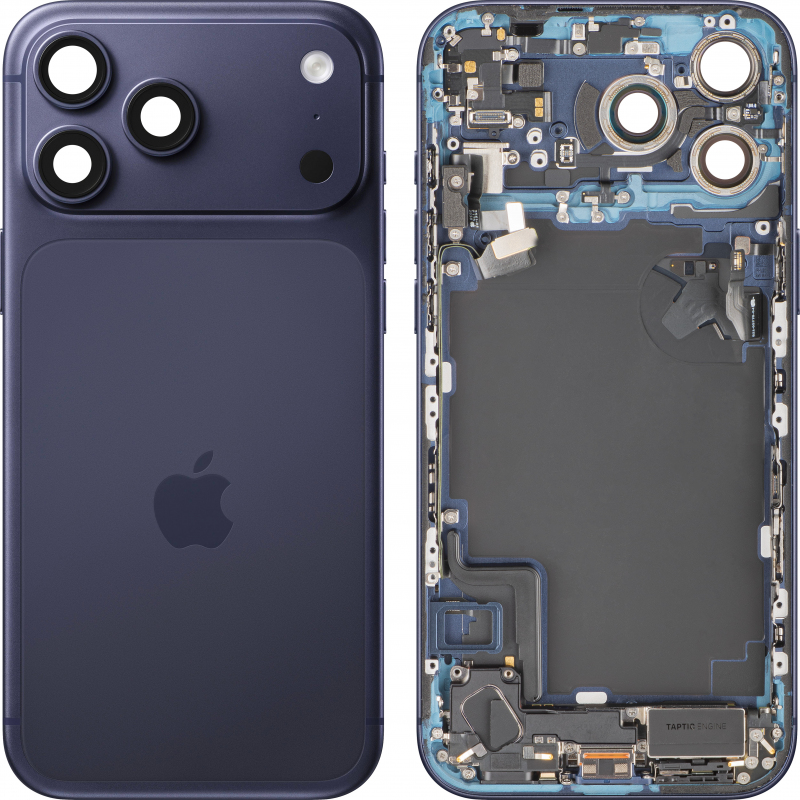battery-cover---back-glass-with-middle-frame-for-apple-iphone-17-pro-max-2C-full-parts-2C-deep-blue-2C-pulled--28grade-a-29-