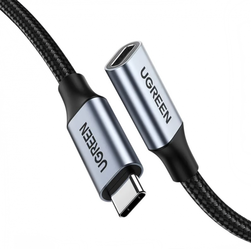 Υπο extension USB-C UGREEN US372 (30205), 1m, Μαύρο Υπο extension USB-C UGREEN US372 (30205), 1m, Μαύρο