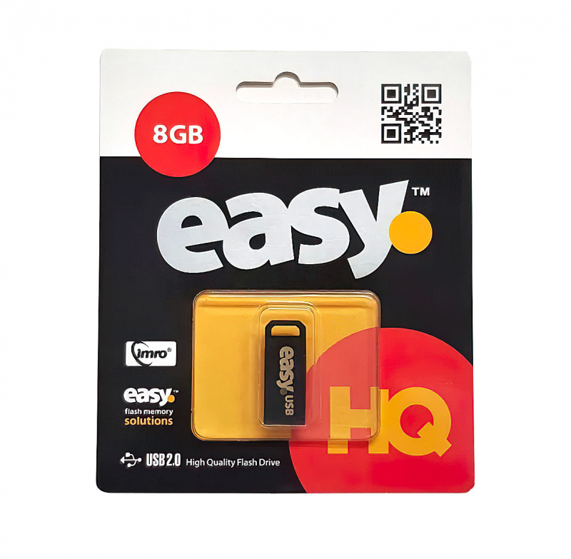 Memorie Externa USB-A Imro Easy, 8Gb Memorie Externa USB-A Imro Easy, 8Gb