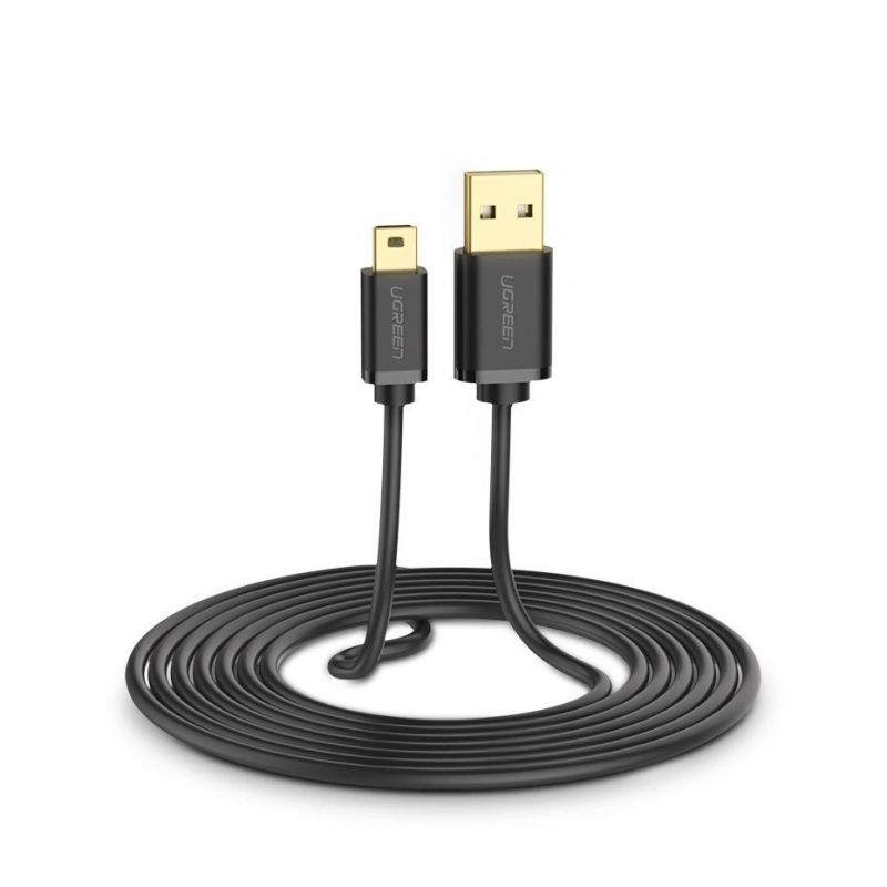 cablu-date-si-incarcare-usb-a---miniusb-ugreen-us132-2C-3m-2C-negru- cablu-date-si-incarcare-usb-a---miniusb-ugreen-us132-2C-3m-2C-negru-