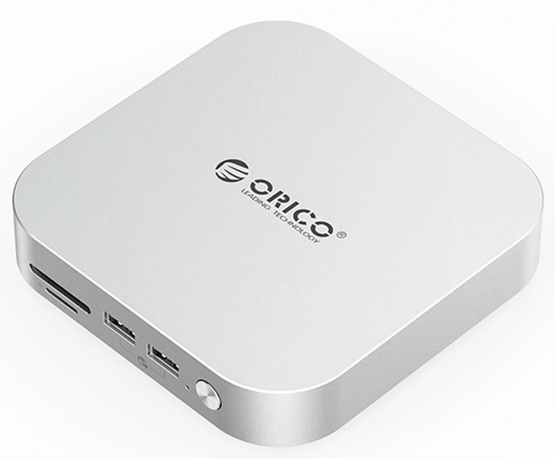 Hub Πολυλειτουργικός Orico MiniLink M49P για Apple Mac Mini M4, 9in1, Ασημί Hub Πολυλειτουργικός Orico MiniLink M49P για Apple Mac Mini M4, 9in1, Ασημί