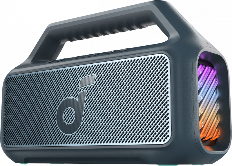 Ηχεία Bluetooth Anker SoundCore Boom 2 Νέα Έκδοση, 80W, TWS, RGB, Αδιάβροχο, Μπλε A3138032 