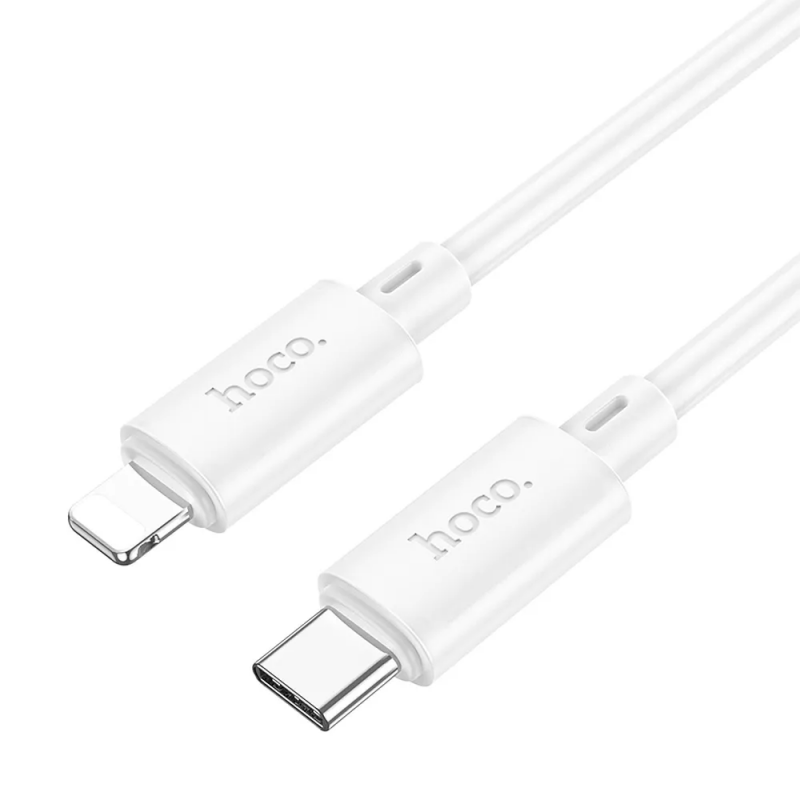 Cablu Date si Incarcare USB-C - Lightning HOCO X88, 20W, 1m, Alb Cablu Date si Incarcare USB-C - Lightning HOCO X88, 20W, 1m, Alb