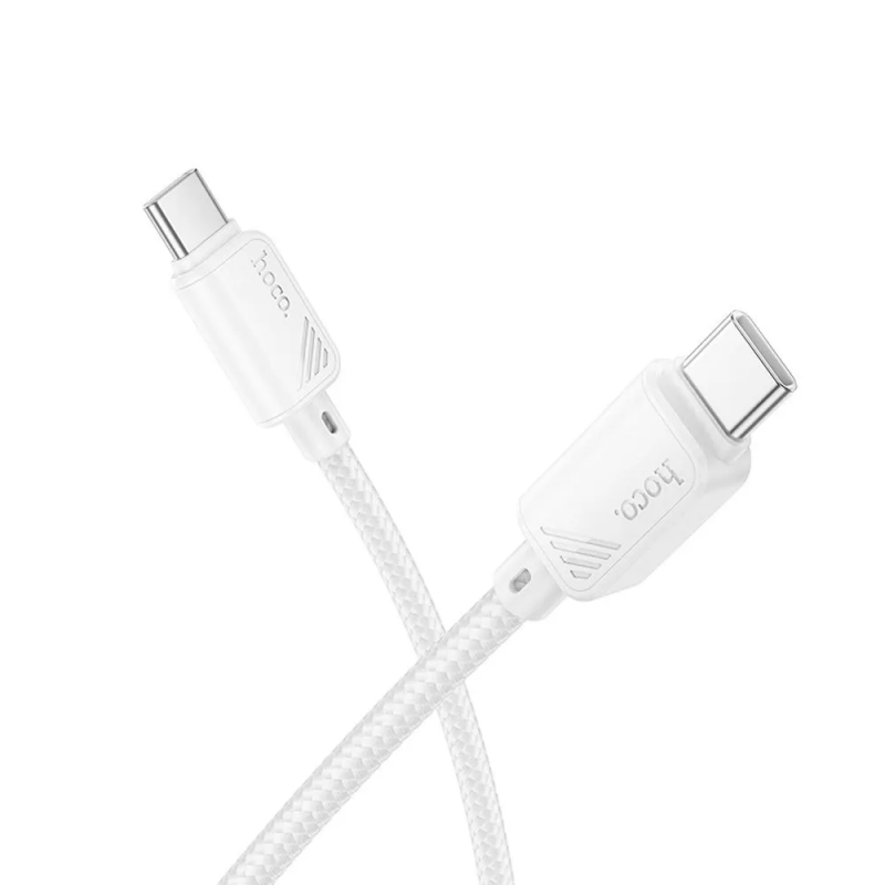 Καλή ποιότητα καλωδίου USB-C - USB-C HOCO X113, 60W, 1m, Λευκό Καλή ποιότητα καλωδίου USB-C - USB-C HOCO X113, 60W, 1m, Λευκό