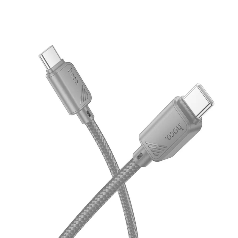 Καλώδιο Δεδομένων και Φόρτισης USB-C - USB-C HOCO X113, 60W, 1m, Γκρι Καλώδιο Δεδομένων και Φόρτισης USB-C - USB-C HOCO X113, 60W, 1m, Γκρι