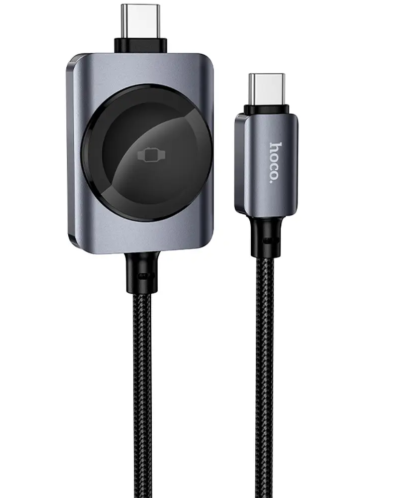 Καλώδιο Φόρτισης USB-C - USB-C HOCO CW66 2σε1, 100W, 1.2m, Μαύρο Καλώδιο Φόρτισης USB-C - USB-C HOCO CW66 2σε1, 100W, 1.2m, Μαύρο
